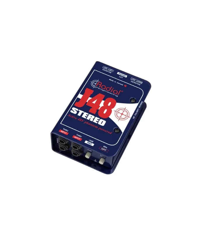 CAJA DIRECTA RADIAL J48 STEREO ACTIVA 2