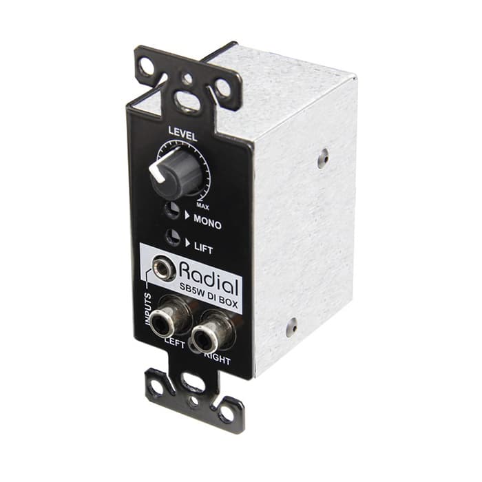 CAJA DIRECTA RADIAL PASIVA MONTAJE EN MURO SB-5W WALL DI