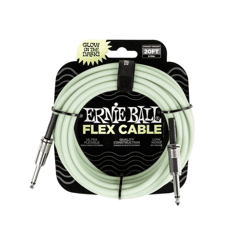 Cable Ernie Ball 20ft P06437 Glow In Dark
