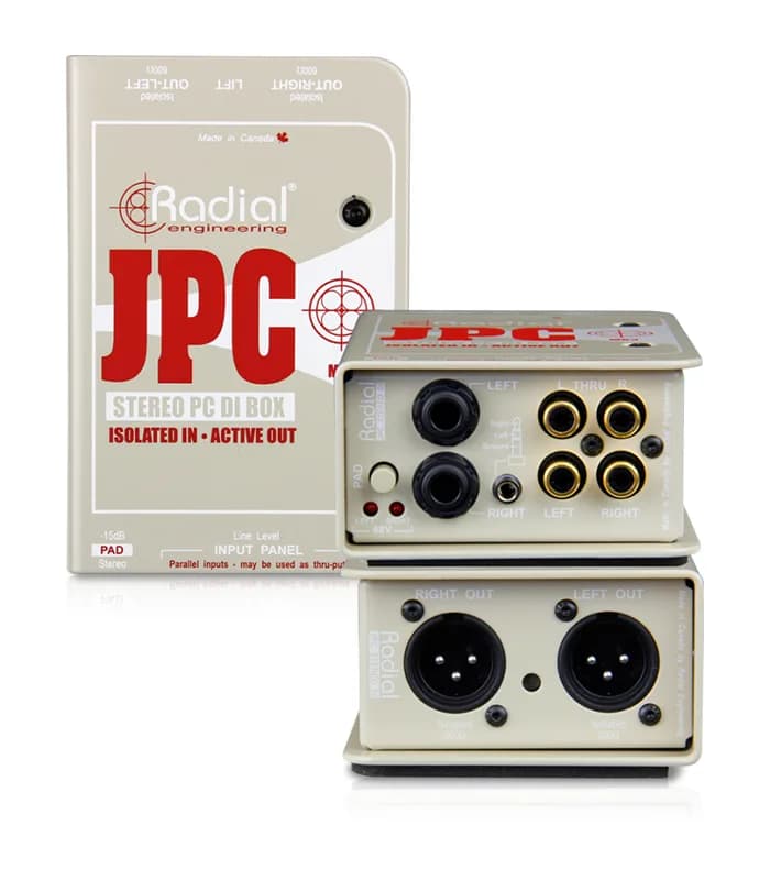 CAJA DIRECTA RADIAL JPC ACTIVA PARA COMPUTADOR