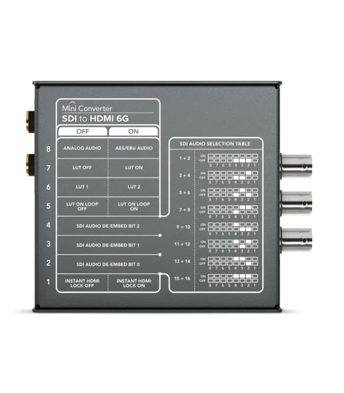 CONVERTIDOR BLACKMAGIC MINI CONVERTER - SDI TO HDMI 6G 3