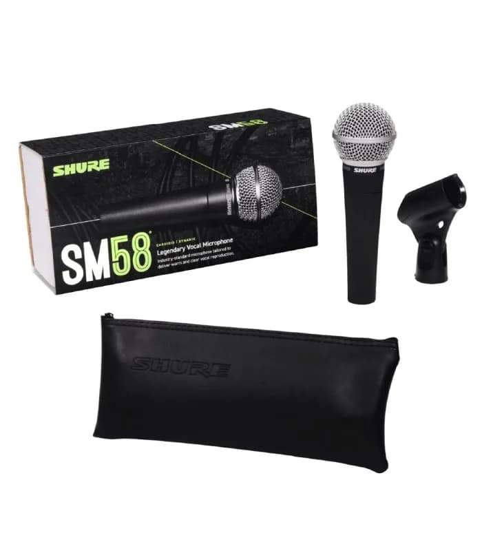 MICRÓFONO SHURE SM58-LC DINAMICO VOCAL 5