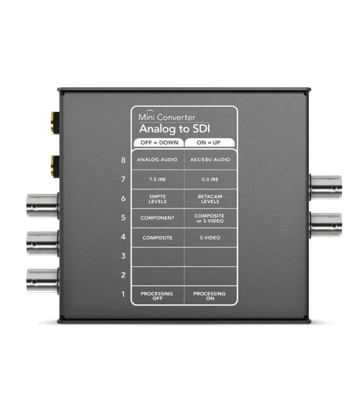 CONVERTIDOR BLACKMAGIC MINI CONVERTER - ANALOG TO SDI 2 3