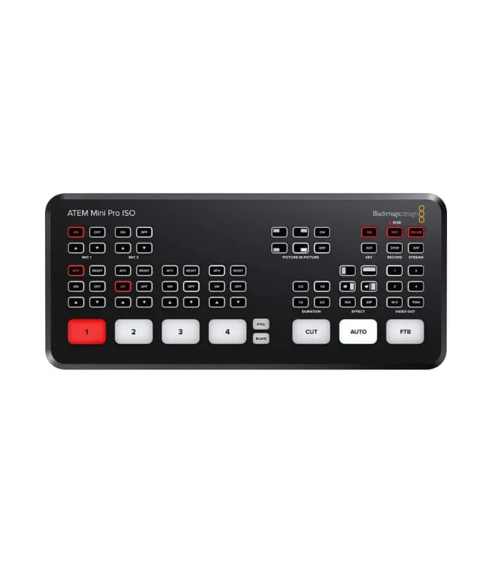 MEZCLADOR DE VIDEO ATEM MINI PRO ISO SWATEMMINIBPRISO