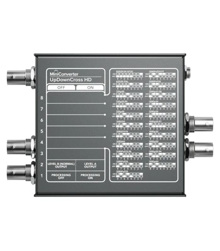 CONVERTIDOR BLACKMAGIC MINI CONVERTER - UPDOWNCROSS HD 3