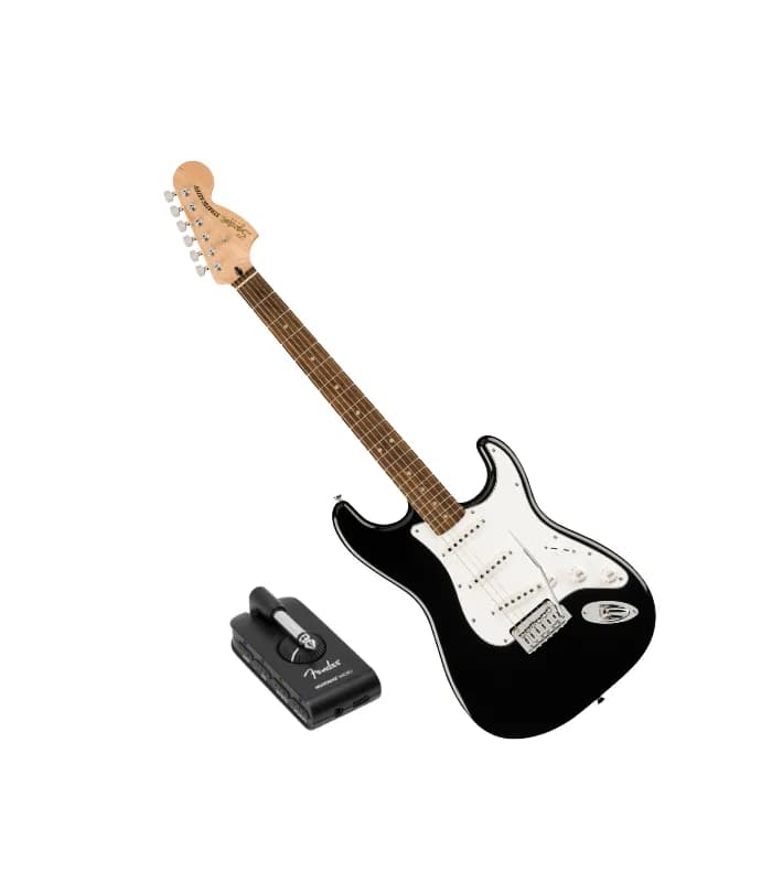 COMBO GUITARRA ELÉCTRICA FENDER SQUIER PK AF STRAT BLK MICRO US EU JP 8