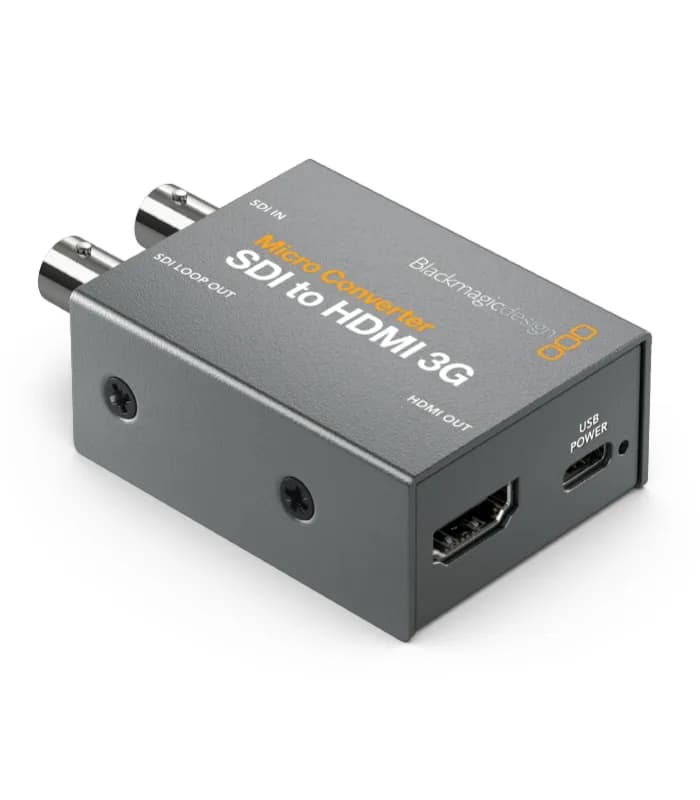 CONVERTIDOR BLACKMAGIC MICRO CONVERTER SDI TO HDMI 3G PSU CONVCMIC/SH03G/WPSU 3