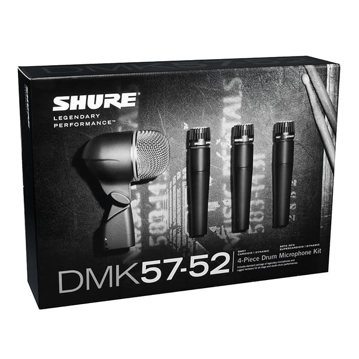 KIT MICRÓFONOS BATERIA SHURE DMK57-52