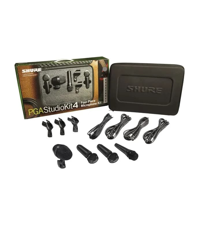 KIT MICRÓFONOS ESTUDIO SHURE PGASTUDIOKIT4 2