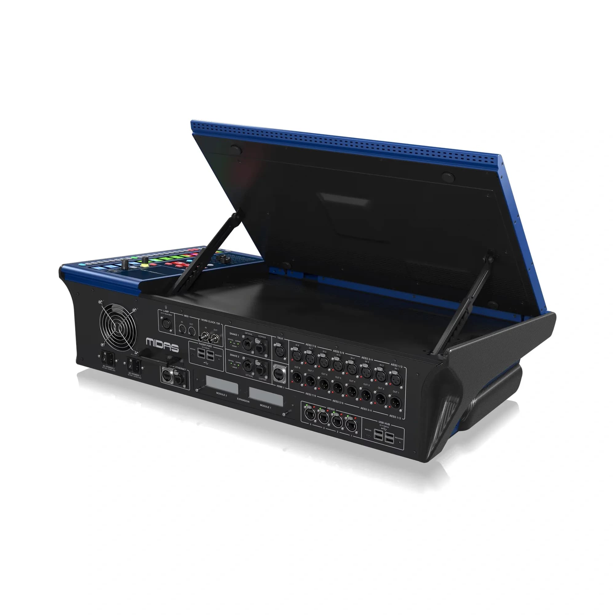 Consola Digital MIDAS HD96-AIR-CC-TP 144 Canales 96kHz + Tour Pack 10