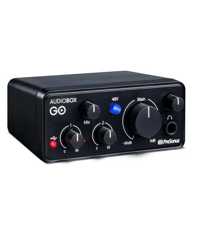 AUDIOBOX GO USB INTERFAZ DE AUDIO PRESONUS DE 2 CANALES 2
