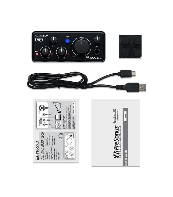 AUDIOBOX GO USB INTERFAZ DE AUDIO PRESONUS DE 2 CANALES 4