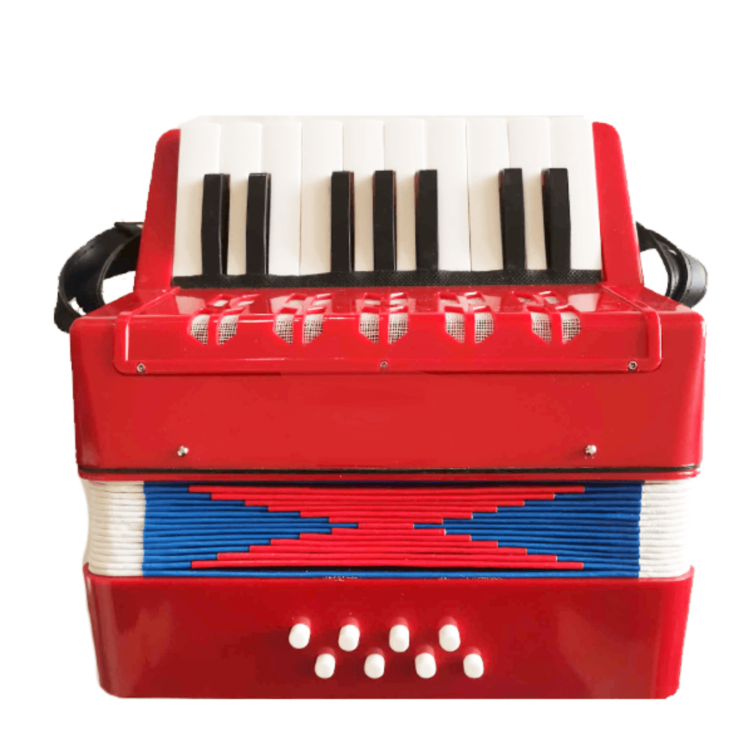 ACORDEON MPRO M-17K8B PARA NINOS ROJO
