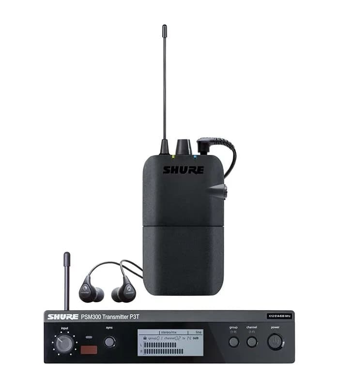 MONITOREO INALÁMBRICO PSM300 SHURE P3TR112GR-H20 2