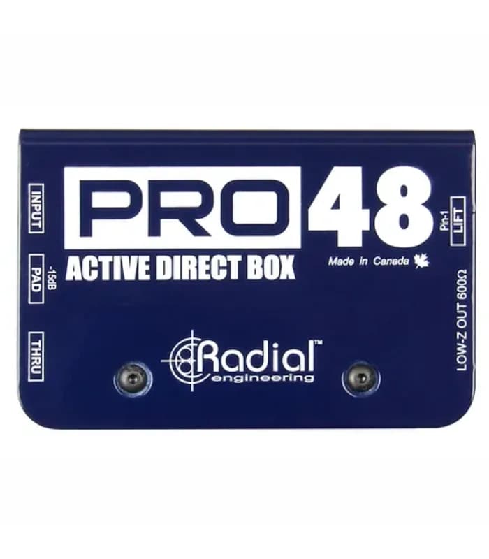 Caja directa activa Radial Pro 48 de 1 canal y 48V 4