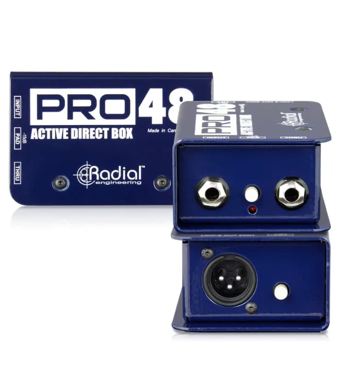 Caja directa activa Radial Pro 48 de 1 canal y 48V 9