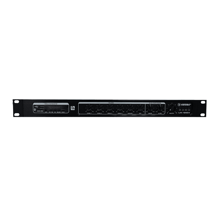 AMPLIFICADOR MEZCLADOR YAMAKI LIN-120D II DE 120 WATTS
