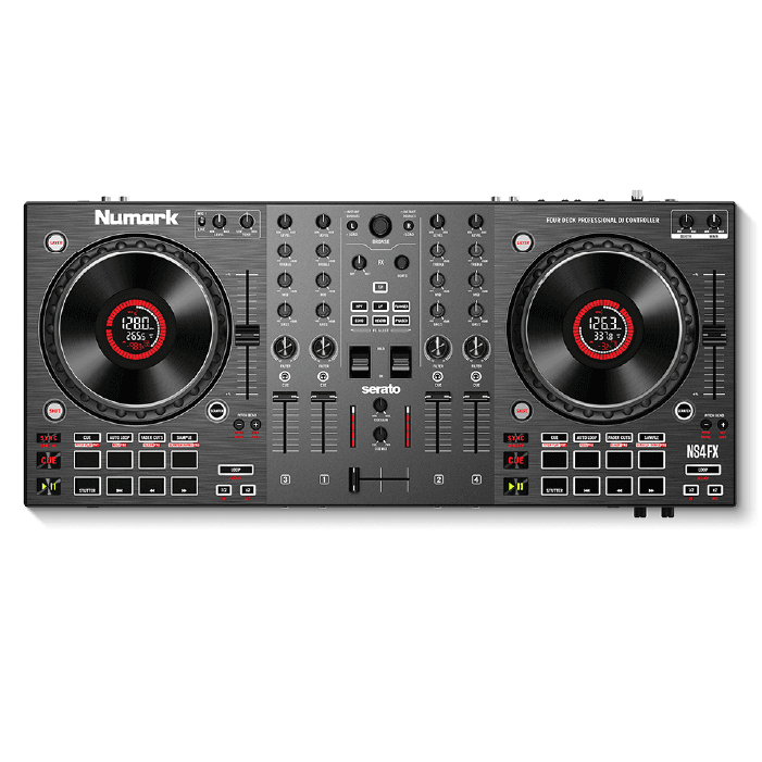 CONTROLADOR DJ NUMARK NS4FX 4 DECKS