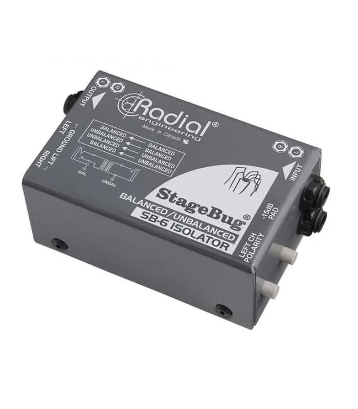 AISLADOR PASIVO RADIAL ESTEREO SERIE SB STAGEBUG SB-6