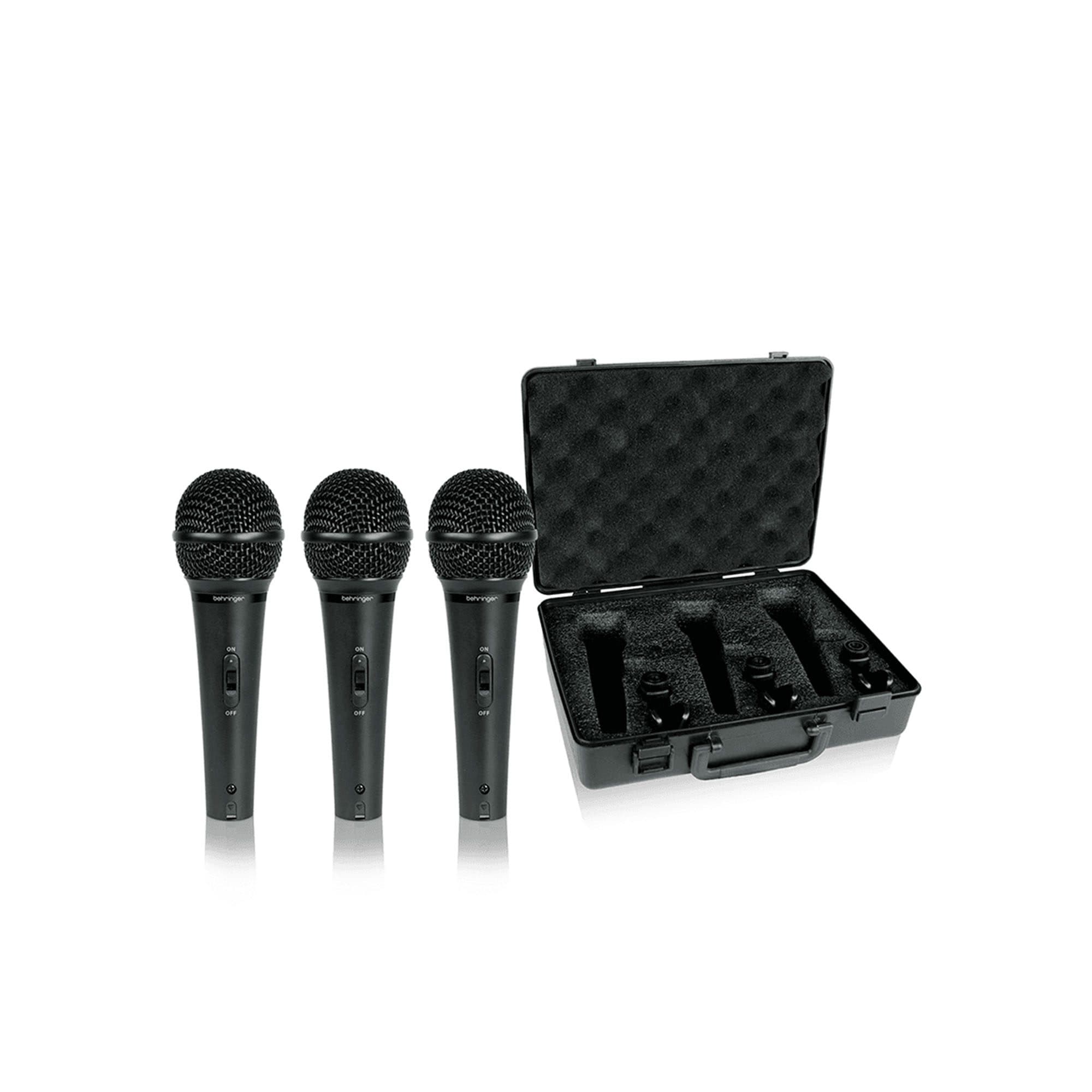 Kit micrófonos XM1800S BEHRINGER 3 unidades