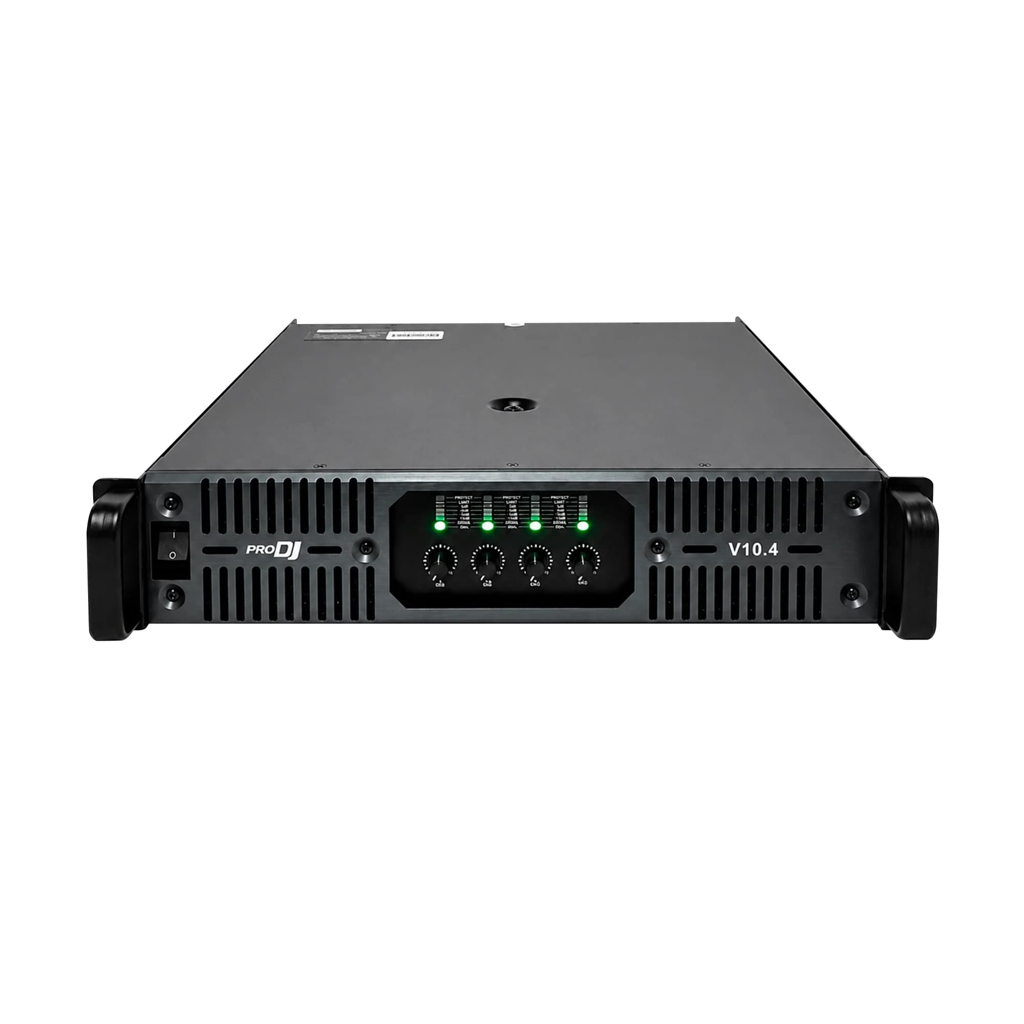 Amplificador Potencia PRO DJ V10.4 Clase H 4 Canales 1500W x4 4 Ohm